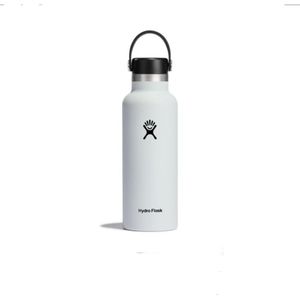 18 oz Standard Mouth: 18 oz Water Bottle | Hydro Flask in WHITE